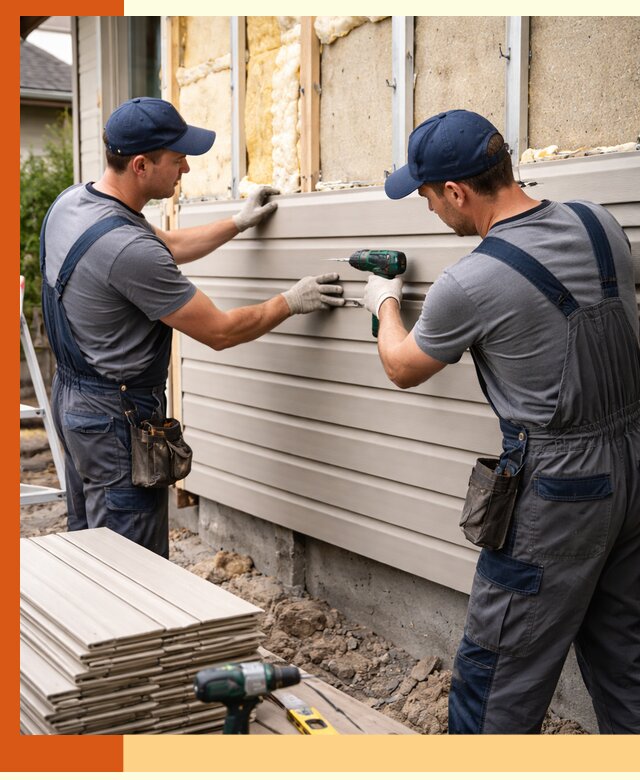 Монтаж сайдинга после утепления в Крымске качественно и надежно